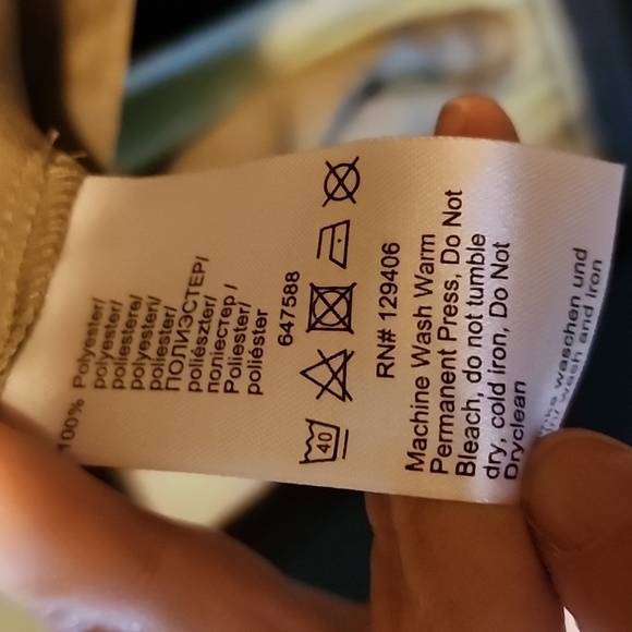 VENUS olive blouse SURPLICE top SIZE small - Picture 9 of 15